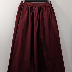 Uniqlo Burgundy Skirt